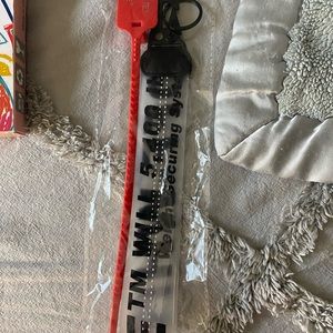 off white brand keychain